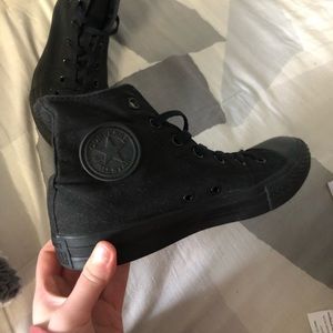 Black High Top Converse